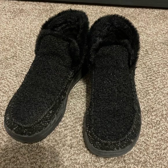 Women’s black sparkly hey dudes - Picture 1 of 4